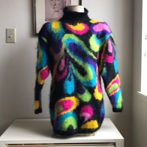 Loud ass vintage mohair sweater